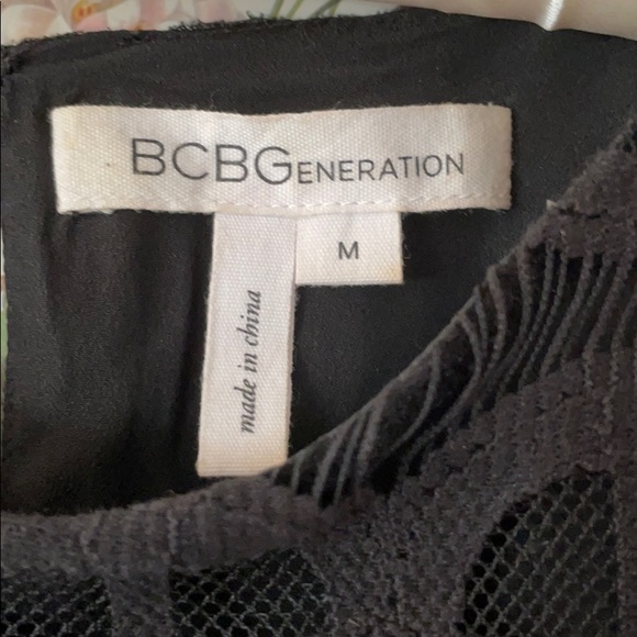 Black Lace Shift Dress - Picture 3 of 5